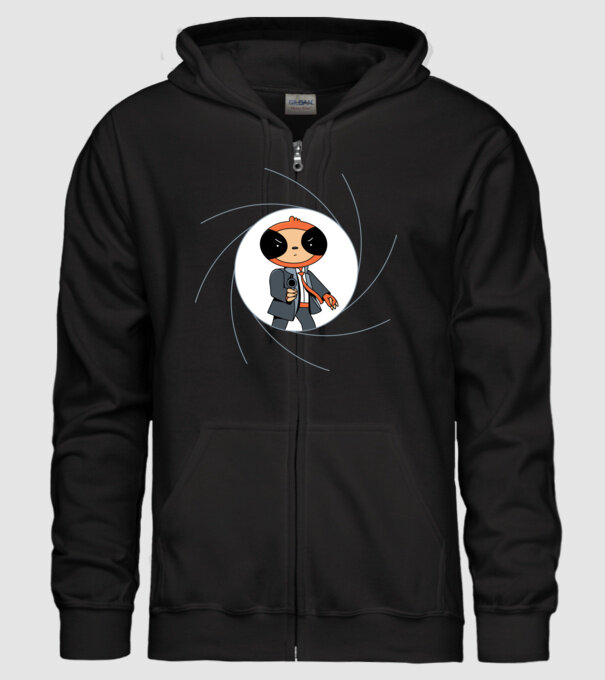 Leneș Bond 007 model negru pe tricou