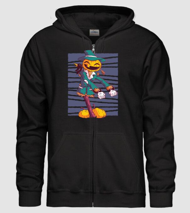 Sperietoare Halloween model negru pe tricou