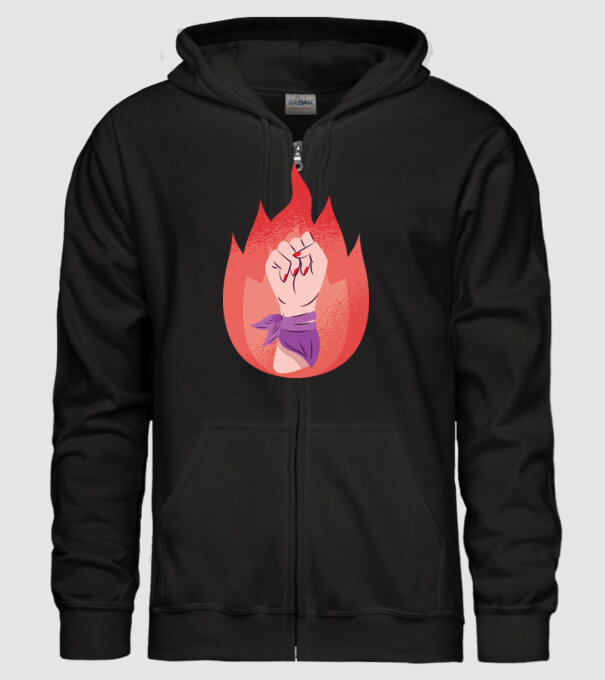 Egalitatea femeilor Ziua femeii model negru pe tricou