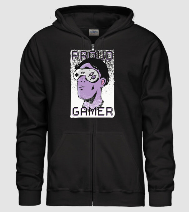 Ochelarii VR Proud Gamer model negru pe tricou