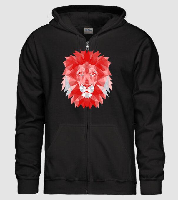 Red Lion model negru pe tricou