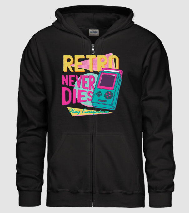 Retro Gameboy model negru pe tricou