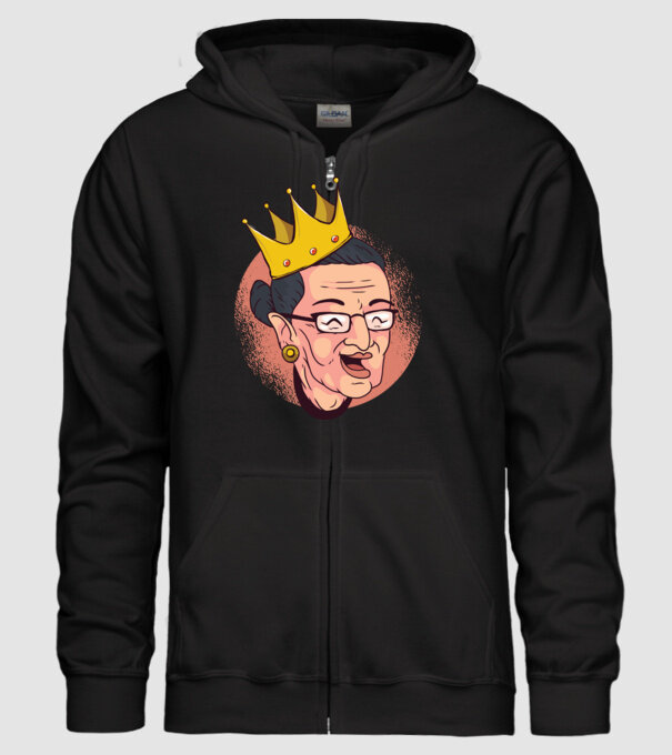 Ruth Bader Ginsburg model negru pe tricou