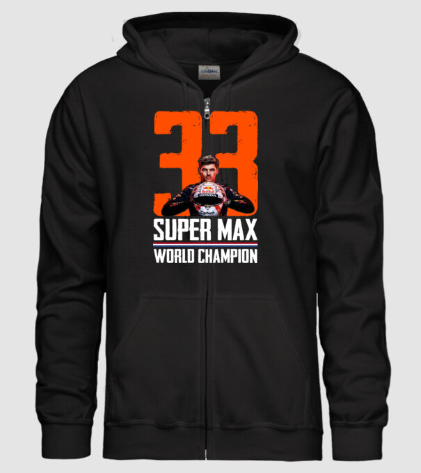Super Max Formula 1 World Champion model negru pe tricou