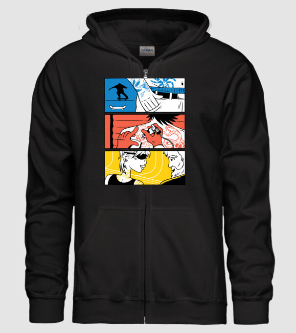 Tatuaj ilustrare model negru pe tricou