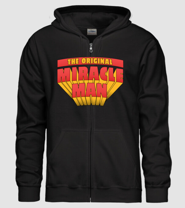 The Original Miracle Man model negru pe tricou
