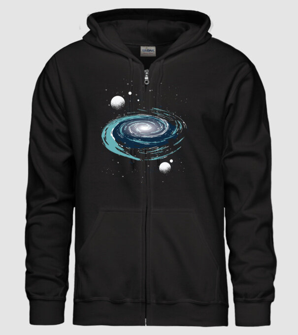 Spațiu model negru pe tricou