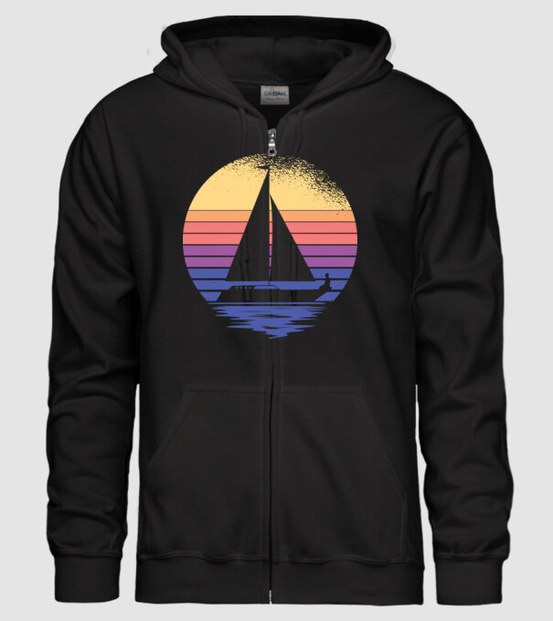 Navigație model negru pe tricou