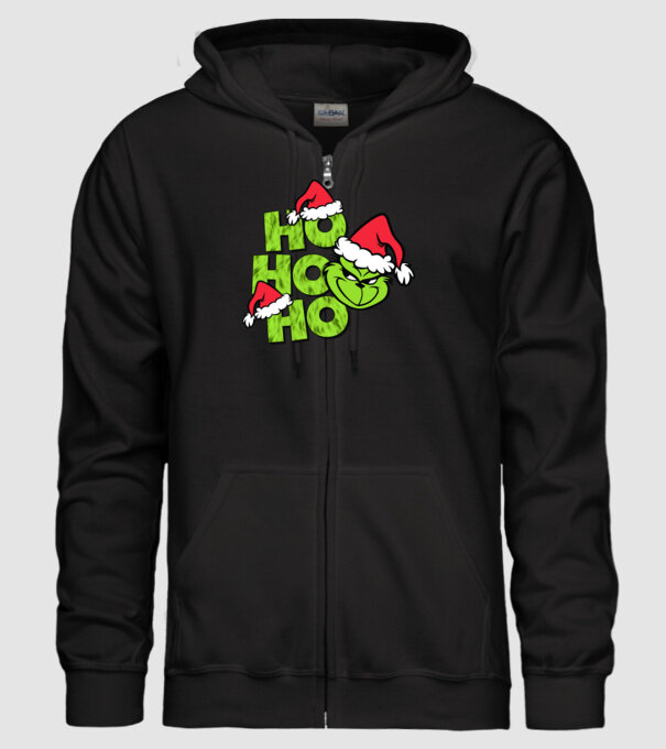 Ho Ho Ho - Grinch model negru pe tricou