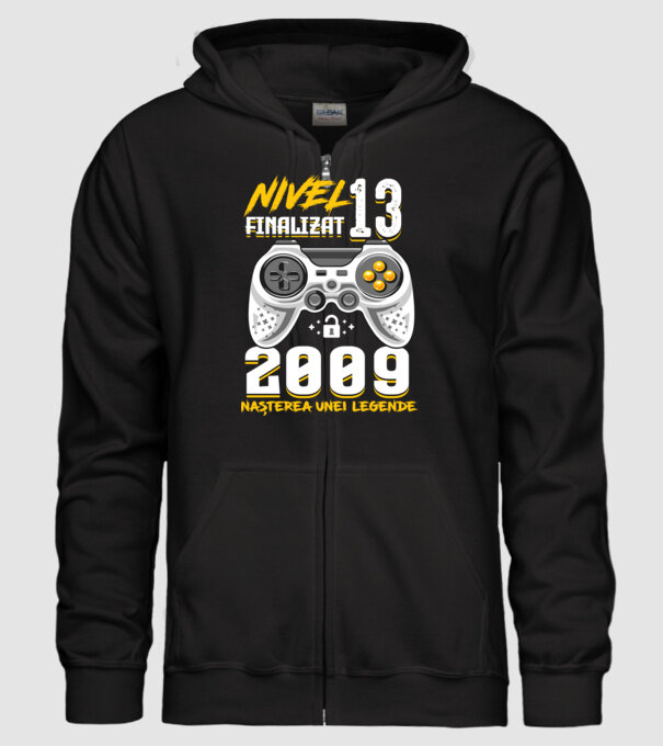 Nivel 13 finalizat. 2009 nașterea unei legende model negru pe tricou