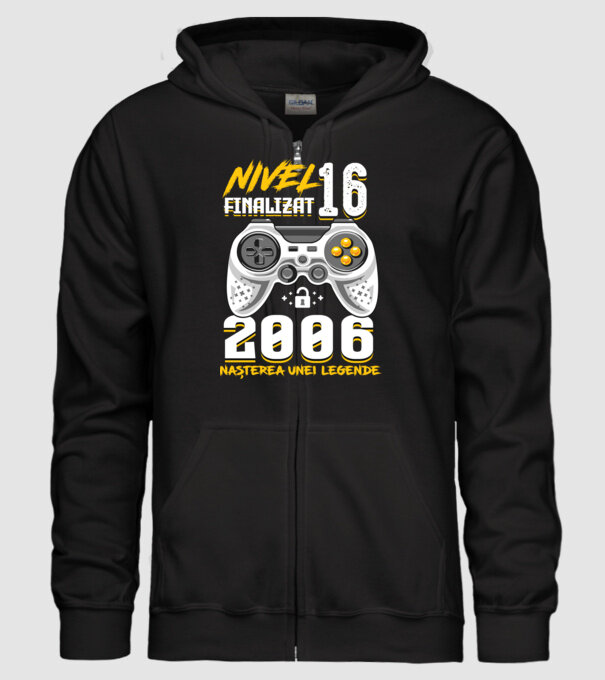Nivel 16 finalizat. 2006 nașterea unei legende model negru pe tricou