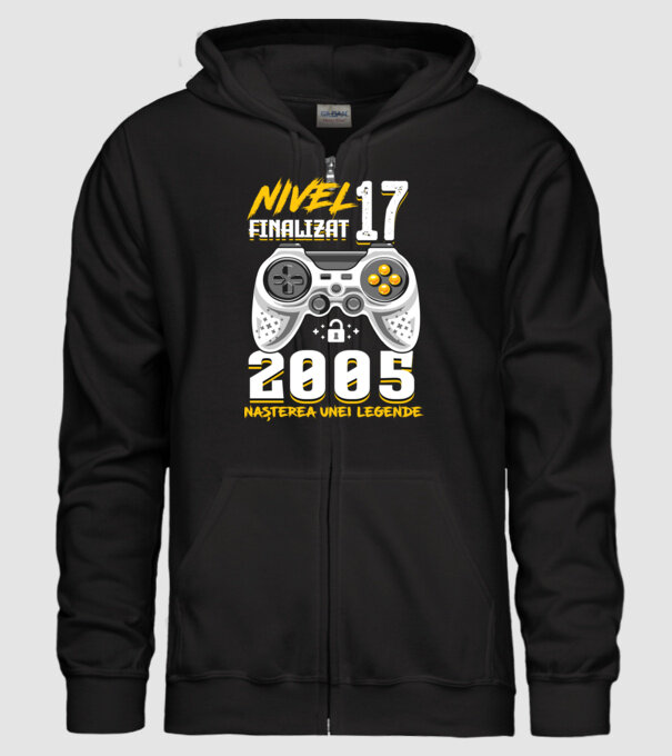 Nivel 17 finalizat. 2005 nașterea unei legende model negru pe tricou