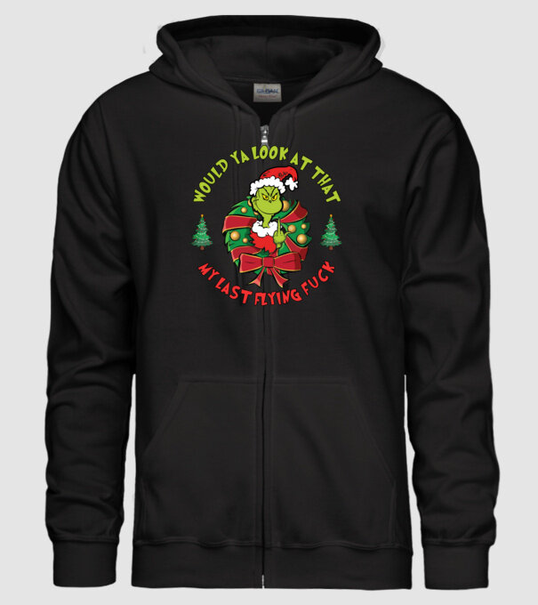 Would ya look at that - Grinch model negru pe tricou