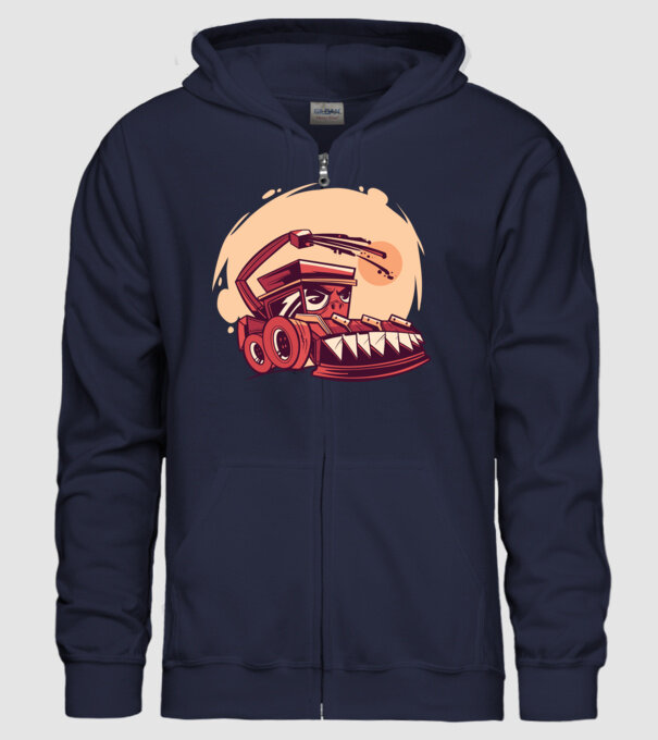 Secerătoare model albastru închis pe tricou