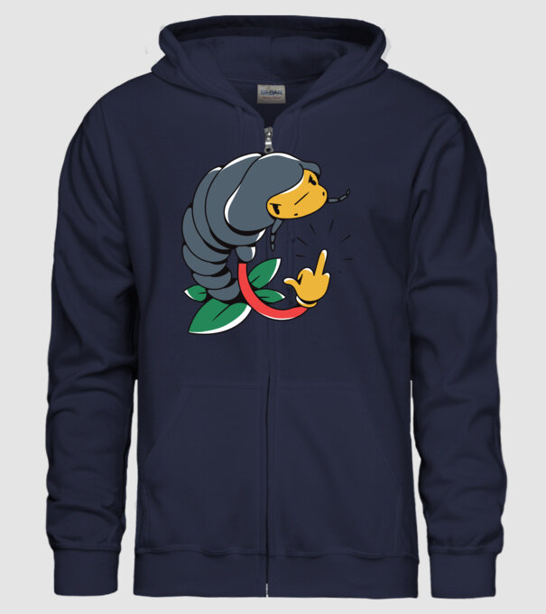 Izopodă model albastru închis pe tricou