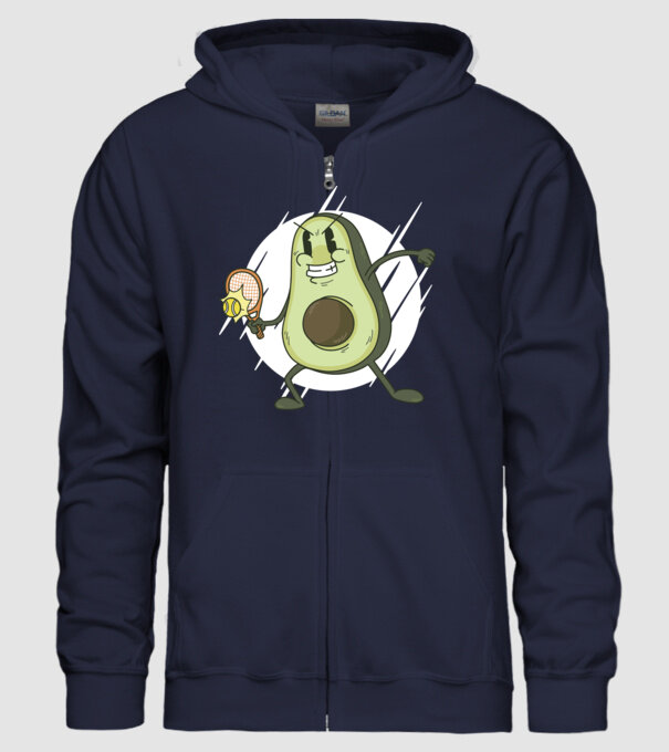 Tenis Avocado model albastru închis pe tricou