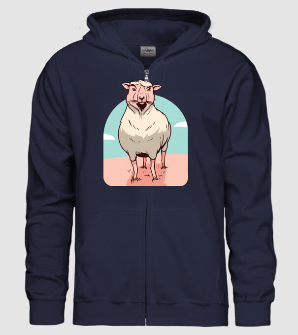 Miel Șobolan model albastru închis pe tricou