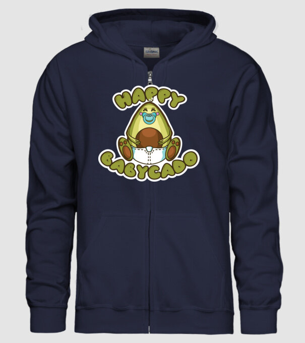 Avocado bebe model albastru închis pe tricou