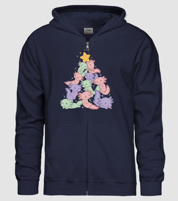 Pom de Crăciun cu monstru drăguț model albastru închis pe tricou