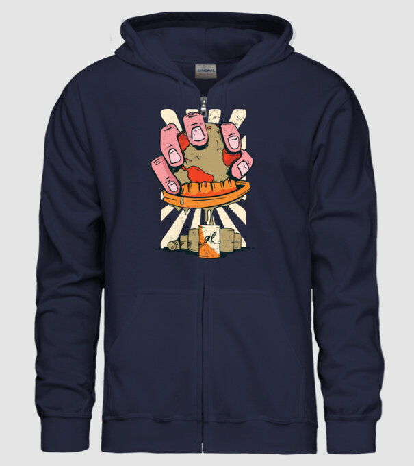 Epuizarea Pământului model albastru închis pe tricou