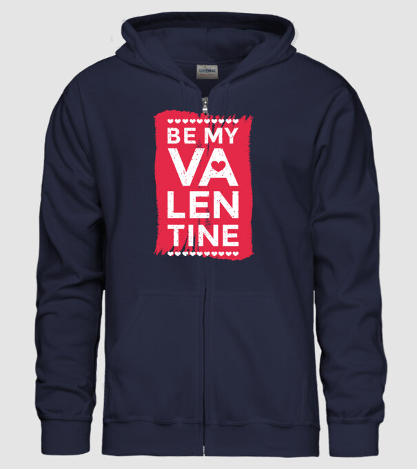 'Fii dragostea mea Tricou drăguț pentru Valentine''s Day' model albastru închis pe tricou