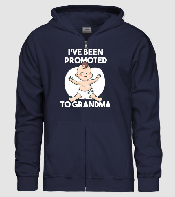 Am devenit bunică model albastru închis pe tricou