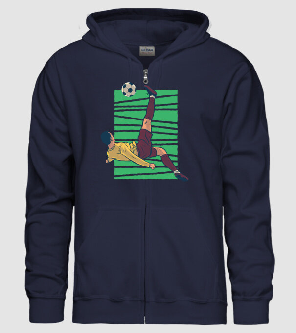 Fotbalist foarfecă model albastru închis pe tricou