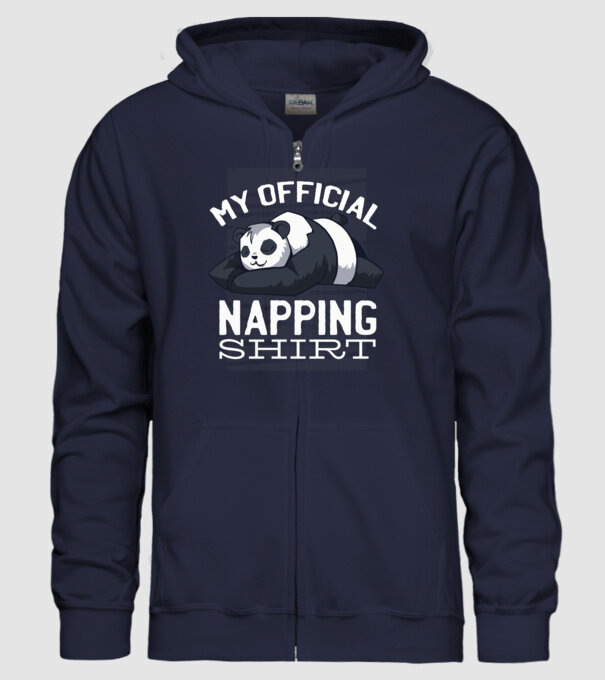This is my official napping T-shirt, tricou amuzant odihnă model albastru închis pe tricou