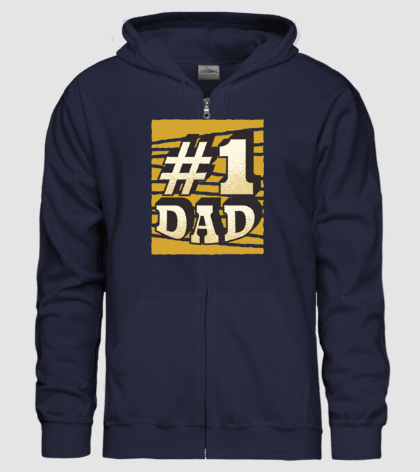 Tata 01 model albastru închis pe tricou
