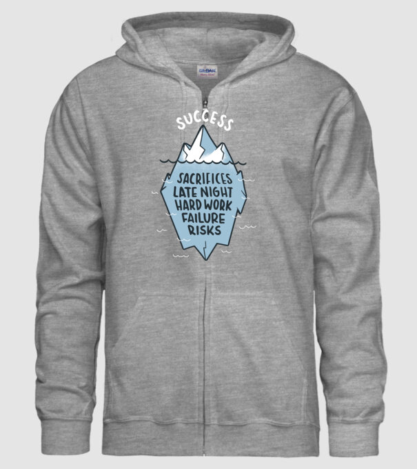Succesul este doar vârful icebergului model gri pe tricou