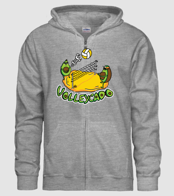 Avocado Volei model gri pe tricou