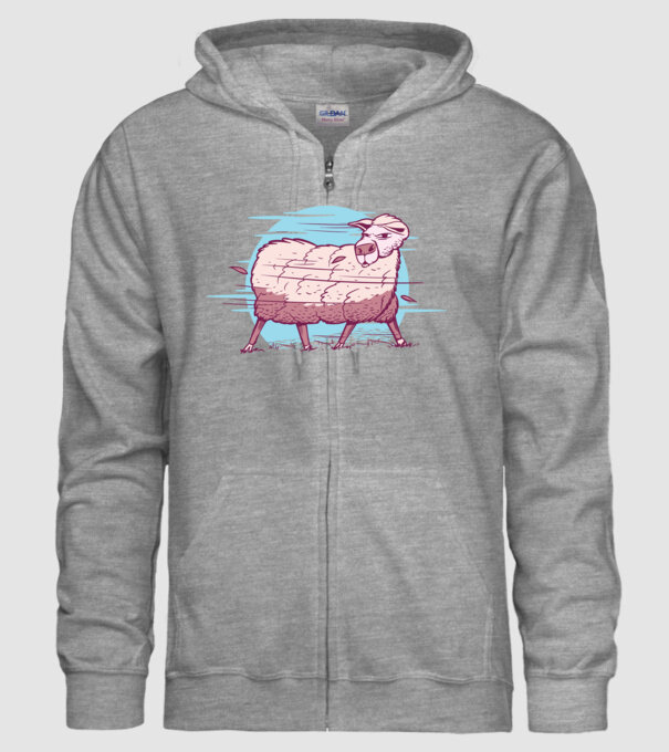Miel în furtună model gri pe tricou