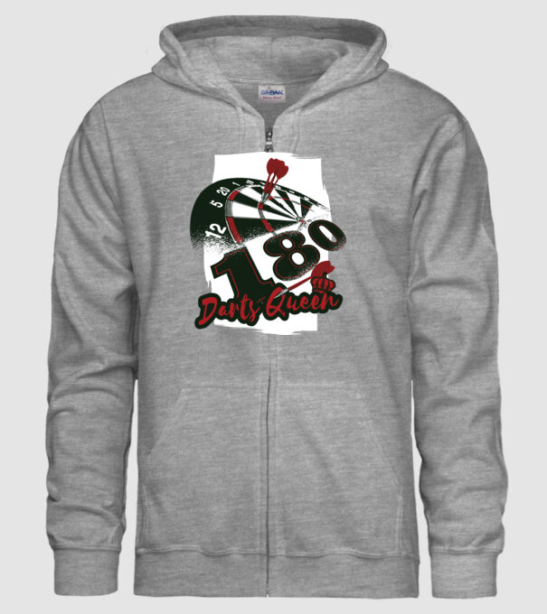 Regina Darts model gri pe tricou