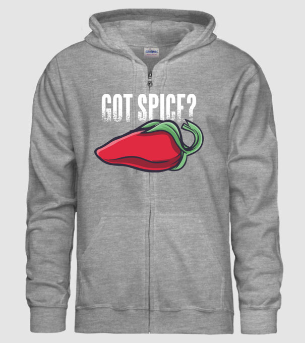 Got Spice ardei model gri pe tricou