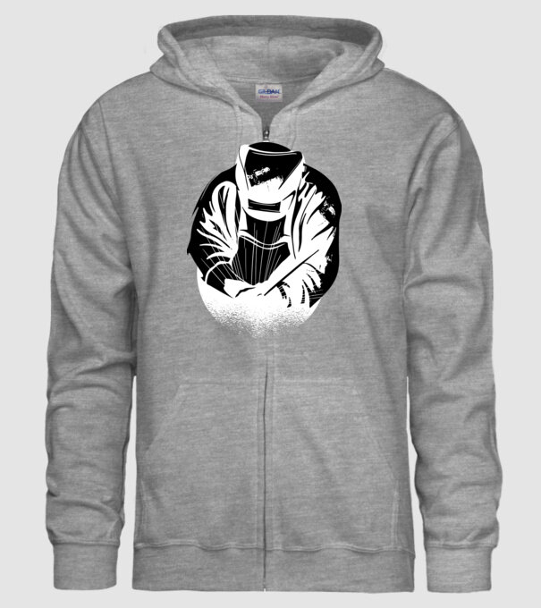 Tricou sudor model gri pe tricou