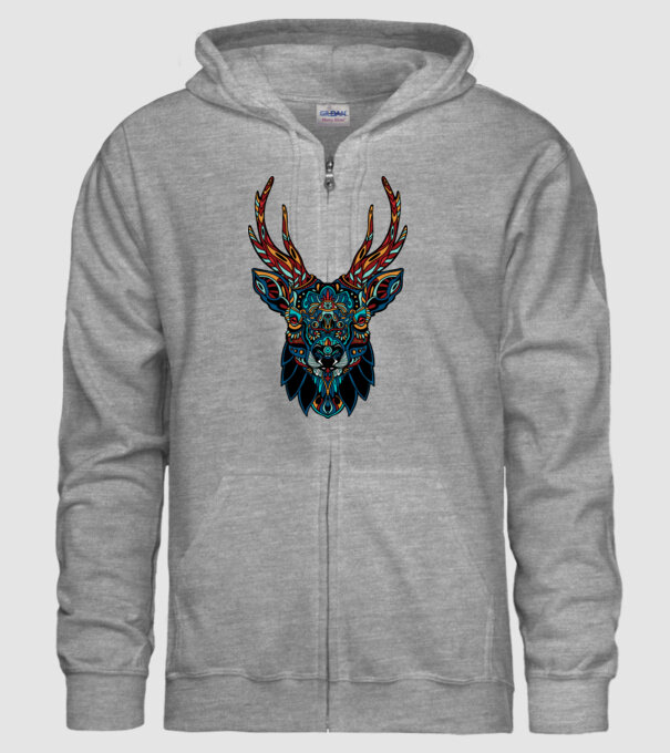 Elan model gri pe tricou