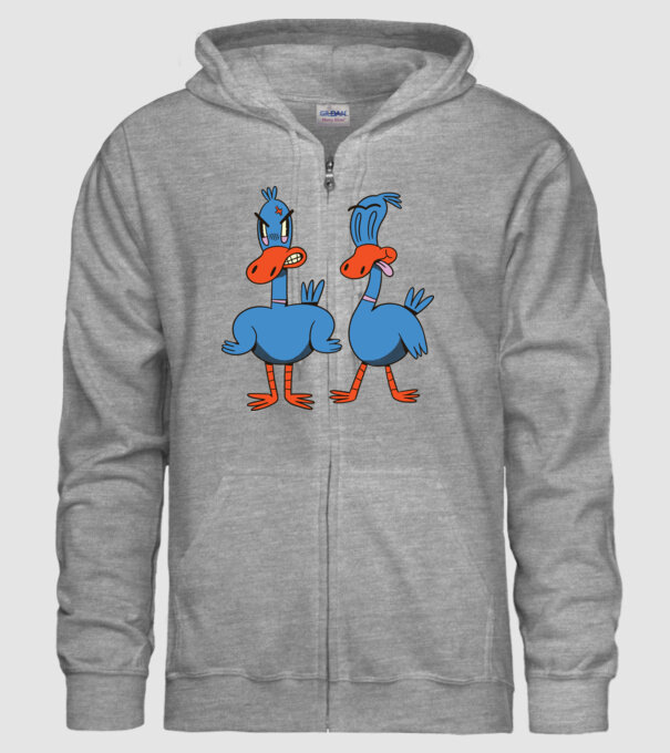 Rațe model gri pe tricou
