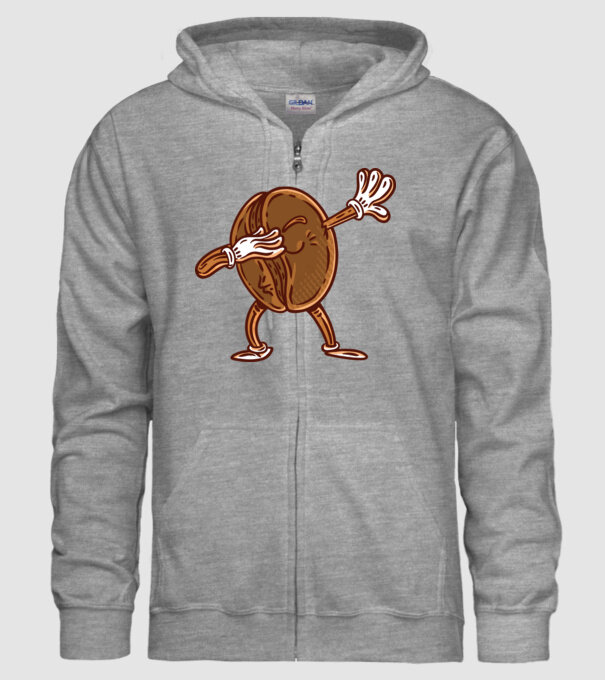 Cafea DAB model gri pe tricou