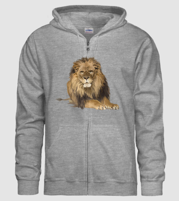 lion king model gri pe tricou