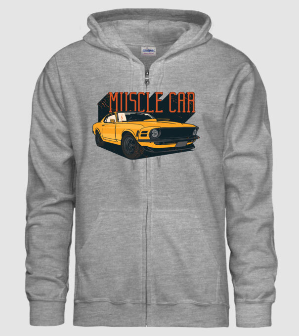 Mașină sport cool model gri pe tricou
