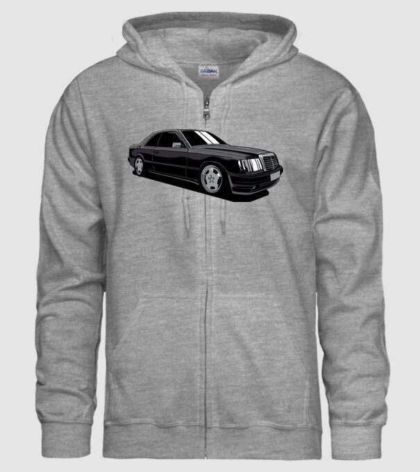 Mercedes model gri pe tricou