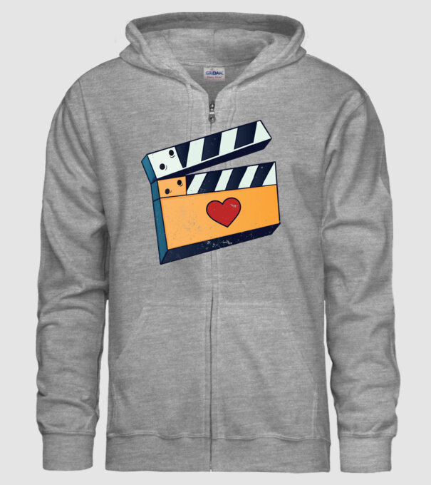 Cinema Film model gri pe tricou