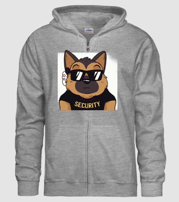 Ciobănesc german Security tricou amuzant cu Câine model gri pe tricou