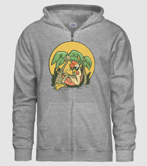 Pui relaxați model gri pe tricou