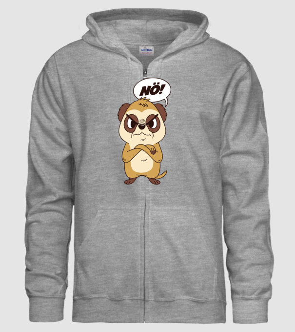 Suricată model gri pe tricou