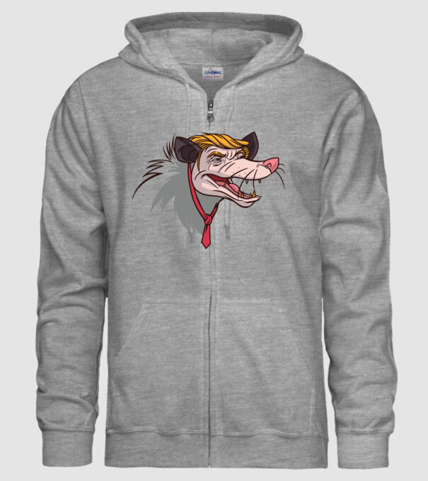 Trump Opossum model gri pe tricou