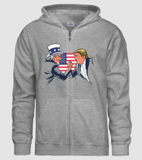 Trump Vs Unchiul Sam SUA 2020 alegeri prezidențiale model gri pe tricou