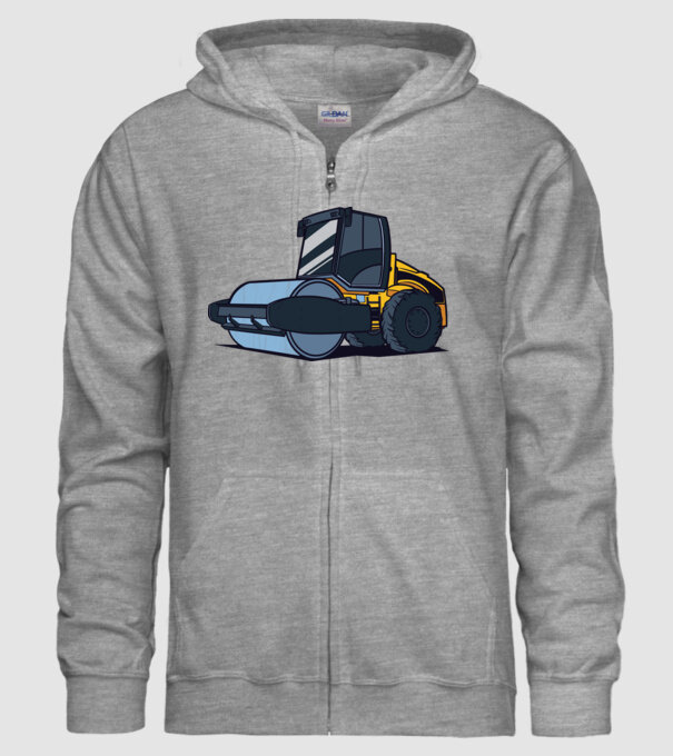 Rulou compresor model gri pe tricou