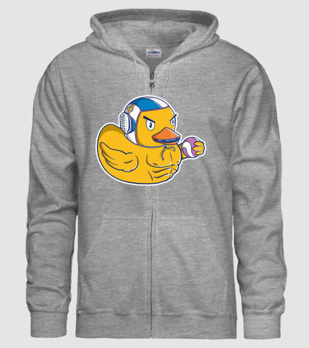 Rață polo pe apă model gri pe tricou