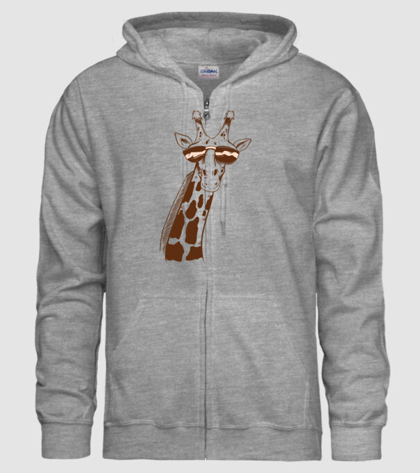 Cap Girafă model gri pe tricou